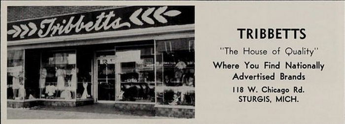 Tribbetts - Sturgis High School - Sturgensian Yearbook Class Of 1965